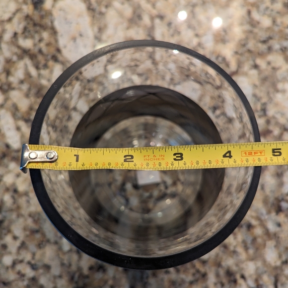 Etched Glass Vase - Picture 3 of 7